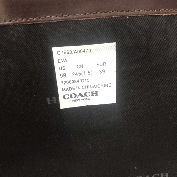 Coach leather riding boots size 9 great condition! - Picture 5 of 7